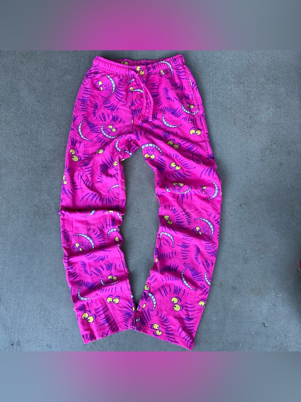 Disney Women’s Cheshire Cat Pajama Pants Pink Size XS